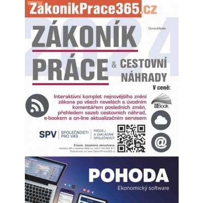 Zákoník práce a Cestovní náhrady 2024 - kolektiv autorů – Hledejceny.cz