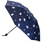 Myška deštník dámský skládací tmavě modrý – Zboží Dáma