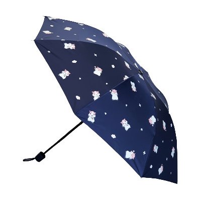 Myška deštník dámský skládací tmavě modrý – Zboží Dáma