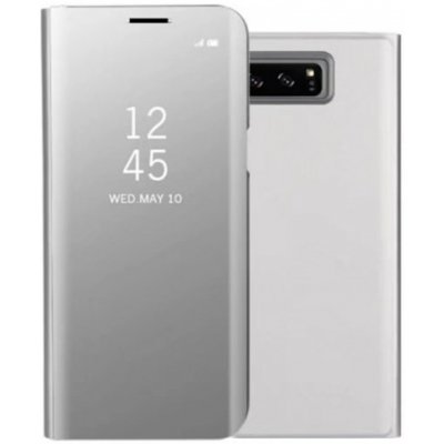 Pouzdro SES Zrdcadlové plastové flip Samsung Galaxy S9 G960F - šedé