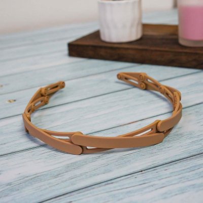 DAALO Skládací čelenka - béžová - AKCE! – Sleviste.cz