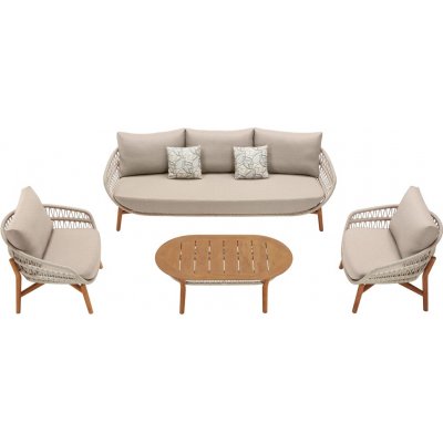 HIGOLD NL Zahradní 5 místná sedací souprava VASCA TAUPEHG301520T – Sleviste.cz