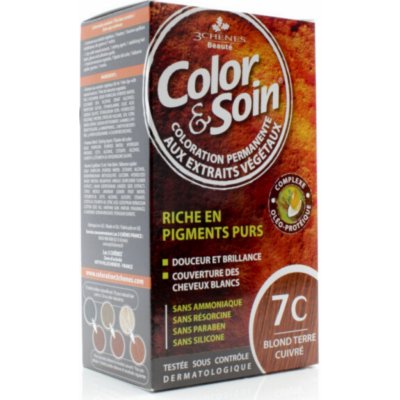 Color & Soin barva na vlasy 7C zemitě měděná blond 135 ml