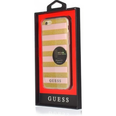 Pouzdro Guess iPhone 6/6S růžové Ethnic Chic Stripes 3D – Zboží Mobilmania