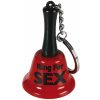 Žertovný předmět Přívěsek na klíče, zvonek na sex OOTB Ringing for Sex