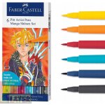 Faber-Castell 6715 Shojo popisovač Pitt Artist Pen Manga 6 ks – Zboží Mobilmania