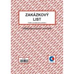 Baloušek Tisk PT180 Zakázkový list A5 – Zboží Dáma