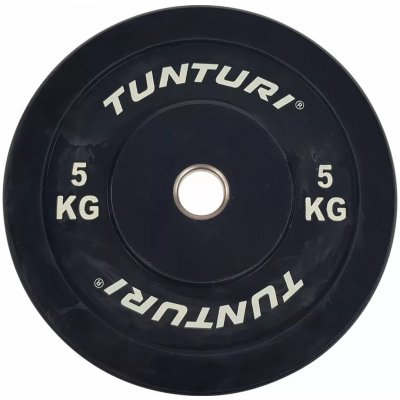 TUNTURI Gumový kotouč BUMPER 5 kg černý 50 mm – Hledejceny.cz