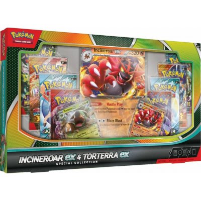Pokémon TCG ex Special Collection Incineroar & Torterra – Zboží Mobilmania