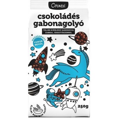 Cornexi Celozrnné cereální kuličky kakaové se sladidlem 250 g