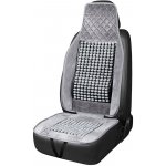 Autopotah Amio Kuličkový masážní potah sedadla do auta s bederní opěrkou šedý | Zboží Auto