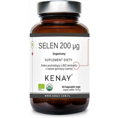 Kenay Selen 200 mcg organický bio 60 kapslí – Hledejceny.cz