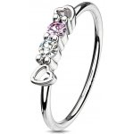 Šperky4U piercing do nosu kroužek N0119-STC – Zboží Dáma