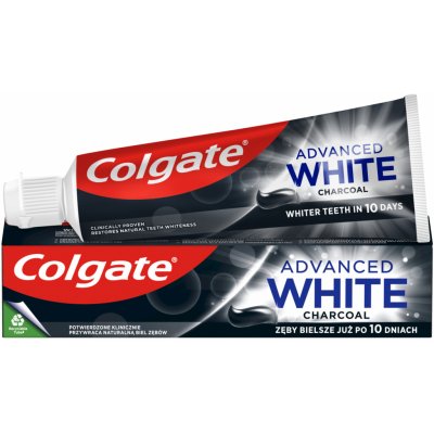 Colgate Advanced White bělicí s aktivním uhlím 75 ml – Zboží Dáma