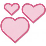 Sizzix vyřezávací kovové šablony Framelits Srdíčka 6 ks – Sleviste.cz