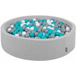 KiddyMoon 120-OK30D-110 suchý bazén 120x120x30 cm – Sleviste.cz