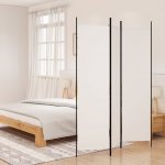 vidaXL 3-dílný paraván bílý 150 x 200 cm látka – Zboží Dáma