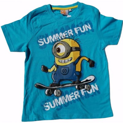 Mimoňi Minions tričko Mimoni tyrkysová summer fun – Zboží Mobilmania