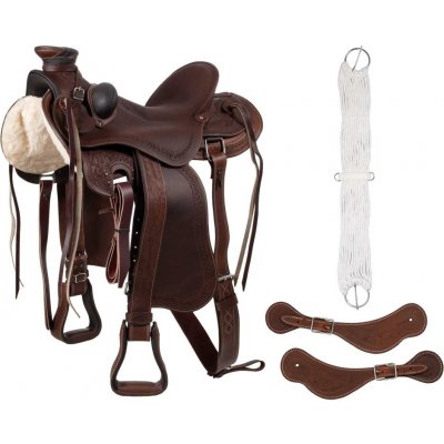 LAKOTA Westernové sedlo SADDLE RANCH SB hnědá – Zboží Mobilmania