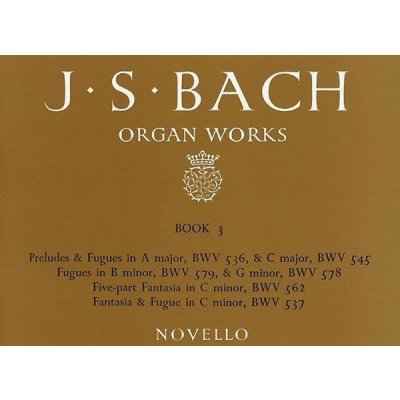 J.S. Bach Organ Works Book 3 noty na varhany – Hledejceny.cz