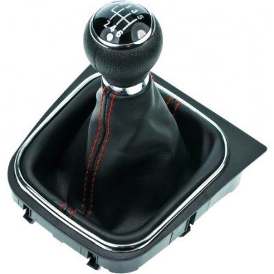 PROTEC Řadící páka s manžetou VW GOLF V 2003 - 2008 6st Black/Red | Zboží Auto