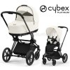 Kočárek Cybex Priam Matt Black 2v1 + korba Off white 2024