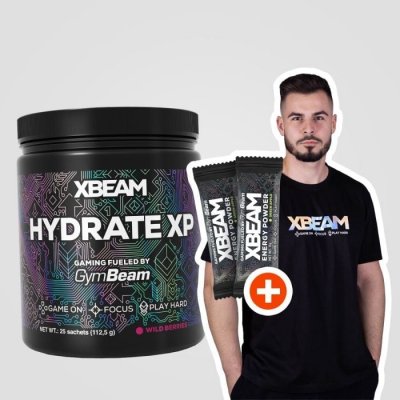 Xbeam Hydrate XP GymBeam Jahoda Kiwi 112,5 g – Zboží Dáma