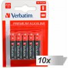 Baterie primární Verbatim Alkaline AAA 100ks 49874