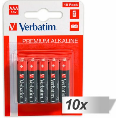 Verbatim Alkaline AAA 100ks 49874 – Zbozi.Blesk.cz