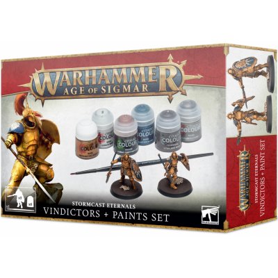 GW Warhammer Age of Sigmar: Stormcast Eternals + Paint Set 2021 – Zboží Mobilmania
