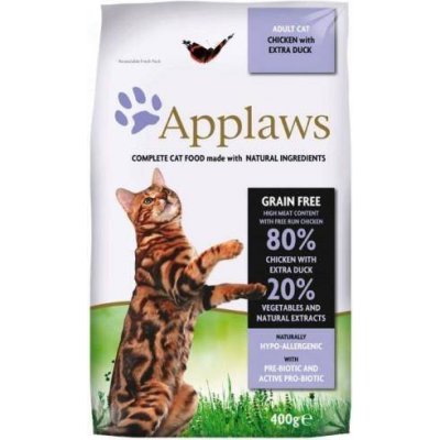 Applaws Cat Dry Adult Chicken with Extra Duck kuře a kachna 3 x 2 kg