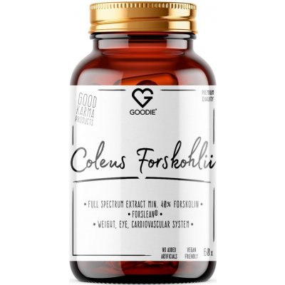 Goodie Coleus Forskohlii prémiový extrakt Forslean 60 ks – Zboží Dáma