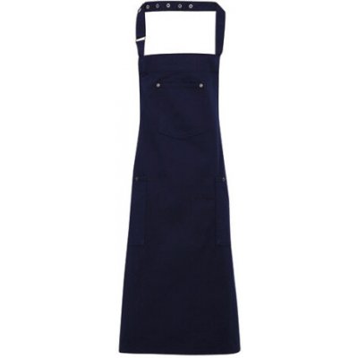 Premier Workwear Bavlněná dlouhá chino zástěra za krk PR132 Navy Pantone 2766 72x86cm – Hledejceny.cz