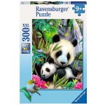 Ravensburger Rozkošná panda Lovely Panda 300 dílků – Zboží Mobilmania