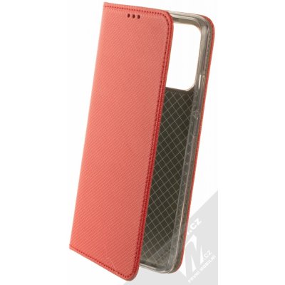 Pouzdro 1Mcz Magnet Book flipové Xiaomi Redmi 10C, Redmi 10 Power, Poco C40 červené