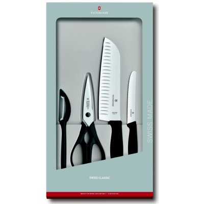 Victorinox Swiss Classic kuchyňská sada černá 4 ks – Zboží Mobilmania