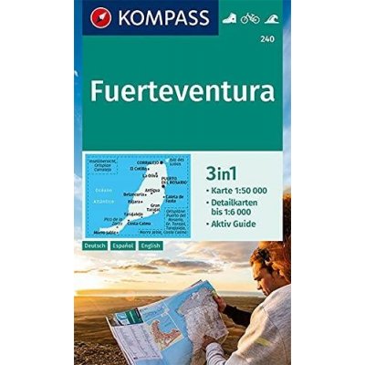 Kompass 240 Fuerteventura 1:50 000 turistická mapa – Hledejceny.cz