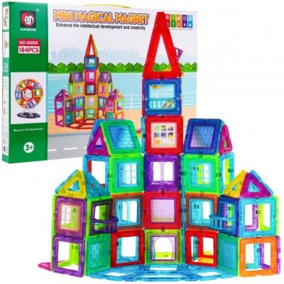 iMex Toys Magnetická stavebnice 184 ks – Zboží Mobilmania