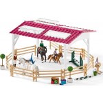 Schleich 42389 Jezdecká škola s jezdci na koních – Zbozi.Blesk.cz