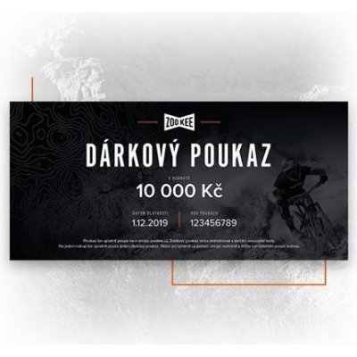 Dárkový poukaz na 10 000 Kč – Sleviste.cz