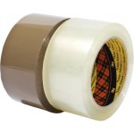 3M SCOTCH Balicí pásky NEHLUČNÉ 48 mm x 66 m transparentní – Zboží Mobilmania