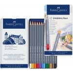 Faber-Castell 114612 Goldfaber Aqua akvarelové plechová krabička 12 ks – Zboží Živě