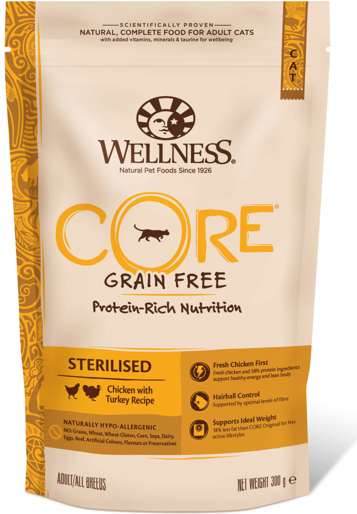 Wellness Core Sterilised Chicken with Turkey Recipe 300 g