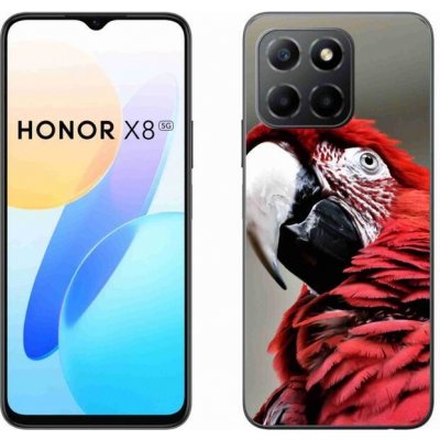 Pouzdro mmCase Gelové Honor X8 5G/Honor 70 Lite 5G - papoušek ara červený – Zbozi.Blesk.cz