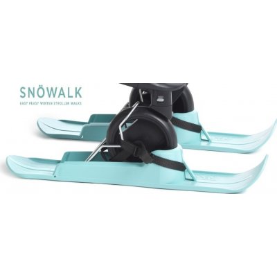 Snowalker univerzální lyže ke kočárku Modrá 1 pár – Sleviste.cz