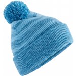 Beechfield Čepice s bambulí Team Stripe B 476 pletená sky blue Modrá nebesky – Hledejceny.cz