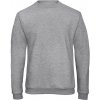 Pánská mikina B&C Unisex Přes hlavu WUI23 Heather Grey