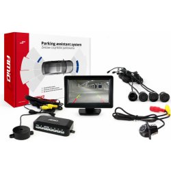AMiO Sada parkovací asistent TFT01 T 4,3" s kamerou HD-305 LED 4 senzory černá