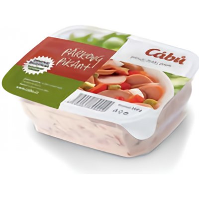 Cábů Salát párkový pikant 140 g – Zbozi.Blesk.cz