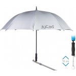 JuCad Telescopic Automatic Umbrella stříbrná – Sleviste.cz